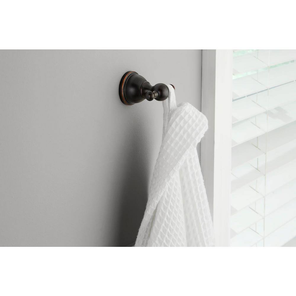 Glacier Bay Mandouri Double Robe Hook in Bronze 262A-2227H2