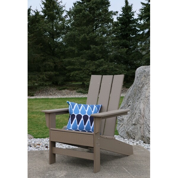 Hawkesbury Recycled Plastic Modern Adirondack Chair by Havenside Home