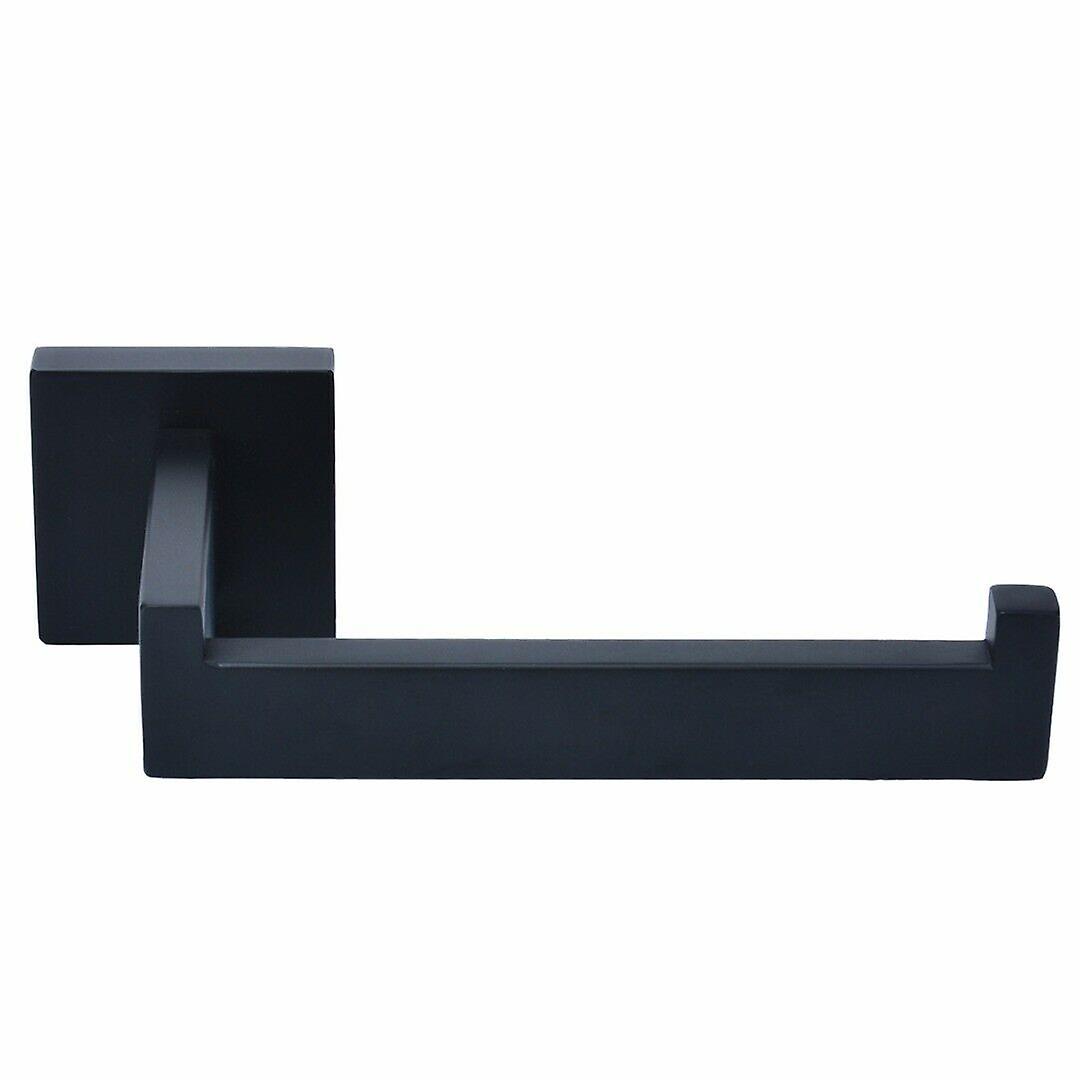 Wall Hook Toilet Paper Roll Holder Matte Black 304 Stainless Steel Bathroom New