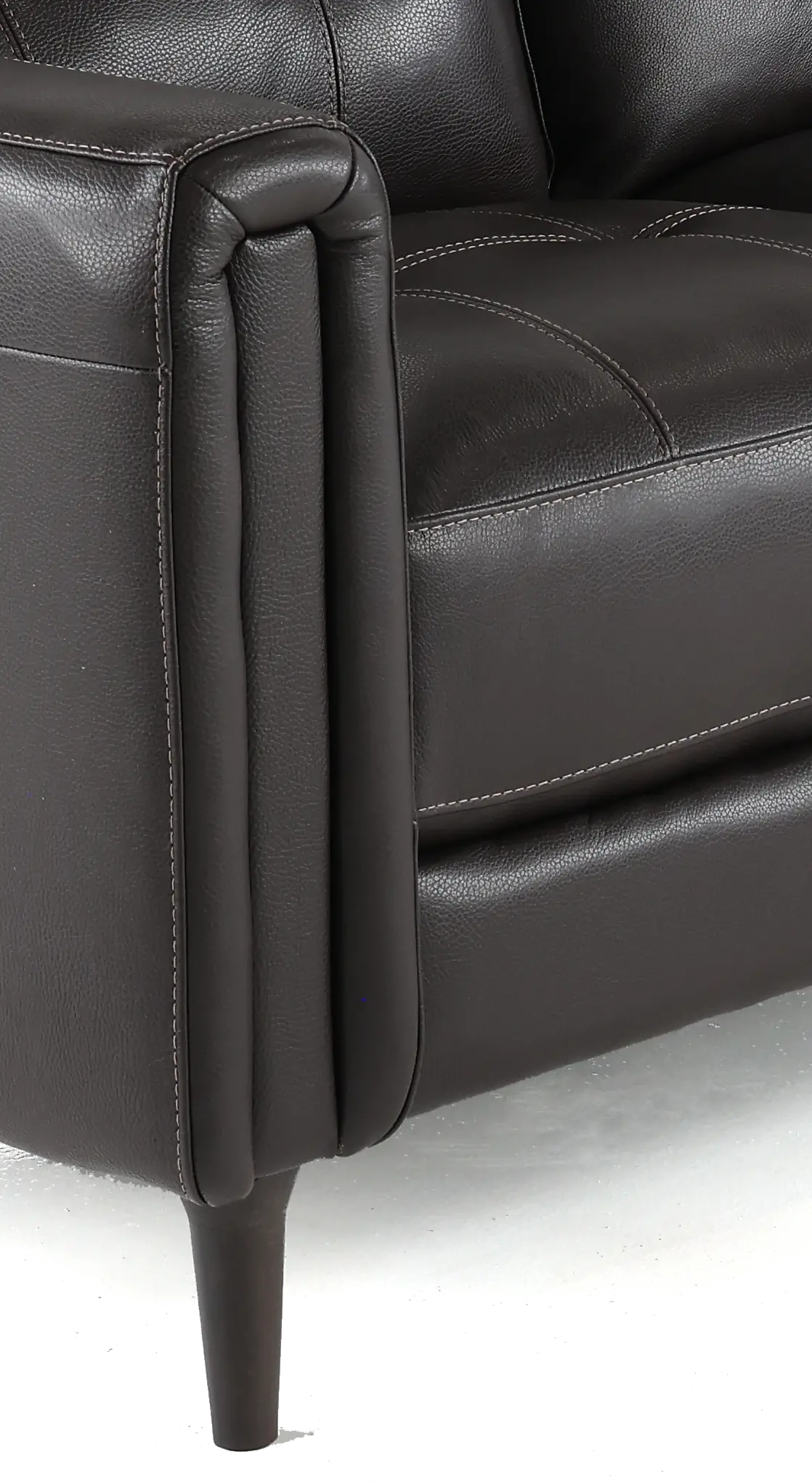 Verona Dark Brown Leather Sofa