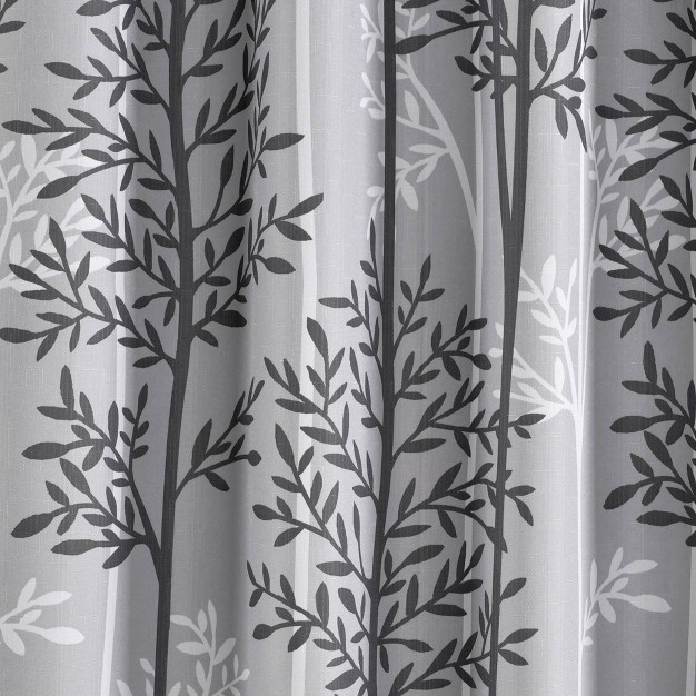 Linear Tree Insulated Blackout Window Curtain Panels Lush D cor