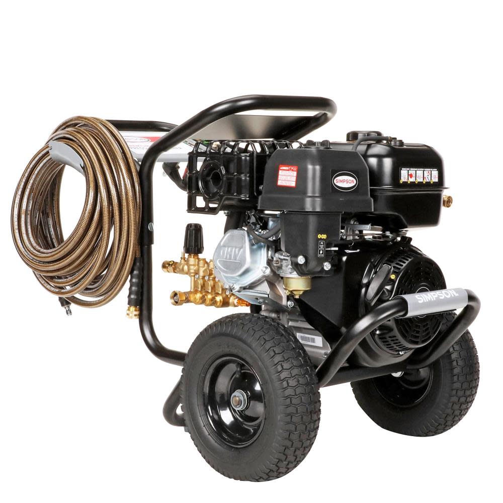 PowerShot 4400 PSI at 4.0 GPM SIMPSON 420cc with AAA Triplex Plunger Pump Cold Water Professional Gas Pressure Washer ;