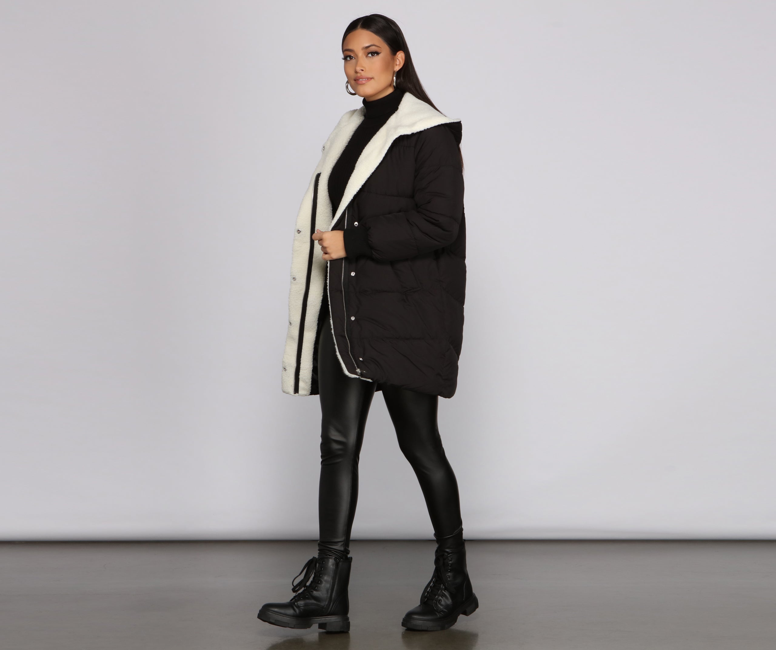 Cozy Up Long Line Puffer Jacket