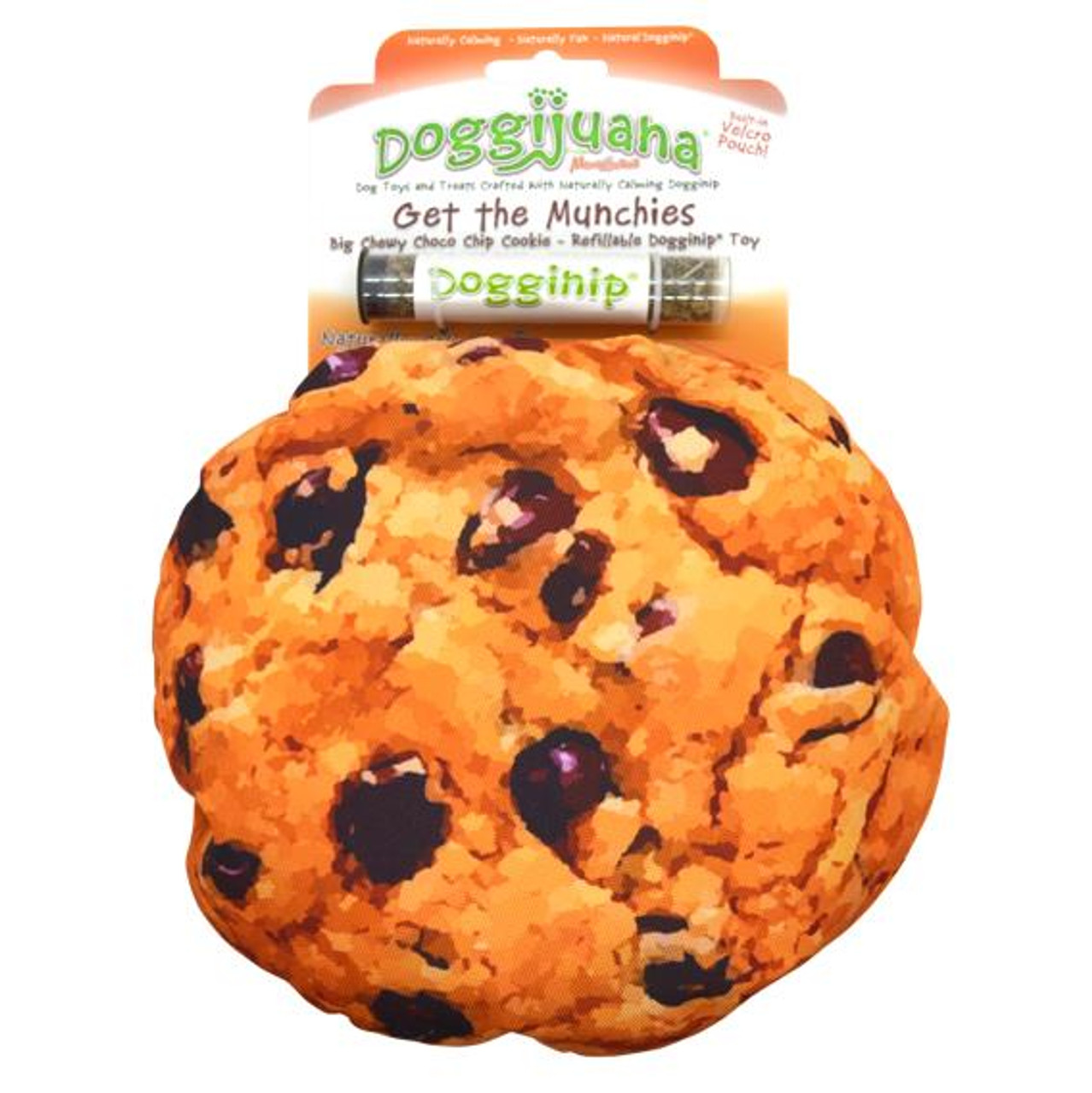 Doggijuana Get the Munchies Cookie Refillable Juananip Dog Toy