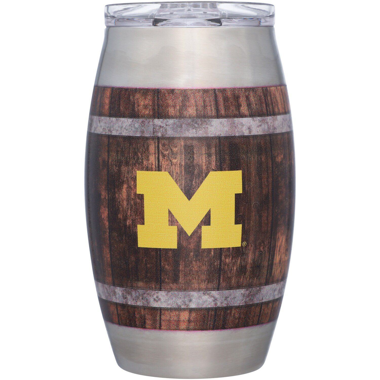 Michigan Wolverines 15oz. Barrel Tumbler