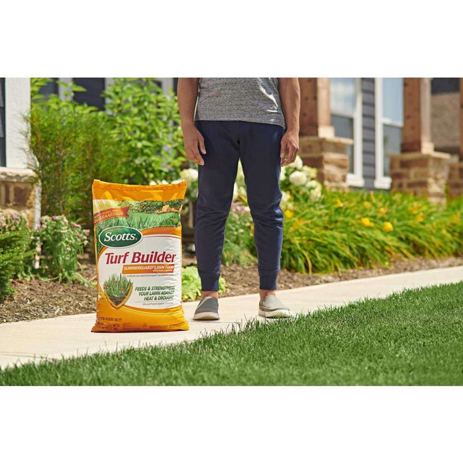 Scotts Turf Builder SummerGuard Insect and Grub Control Lawn Fertilizer For All Grasses 15000 sq ft