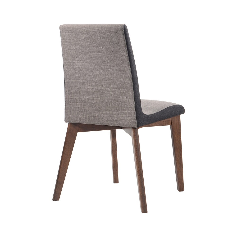 Honeycutt Light and Dark Grey Upholstered Dining Chairs (Set of 6)