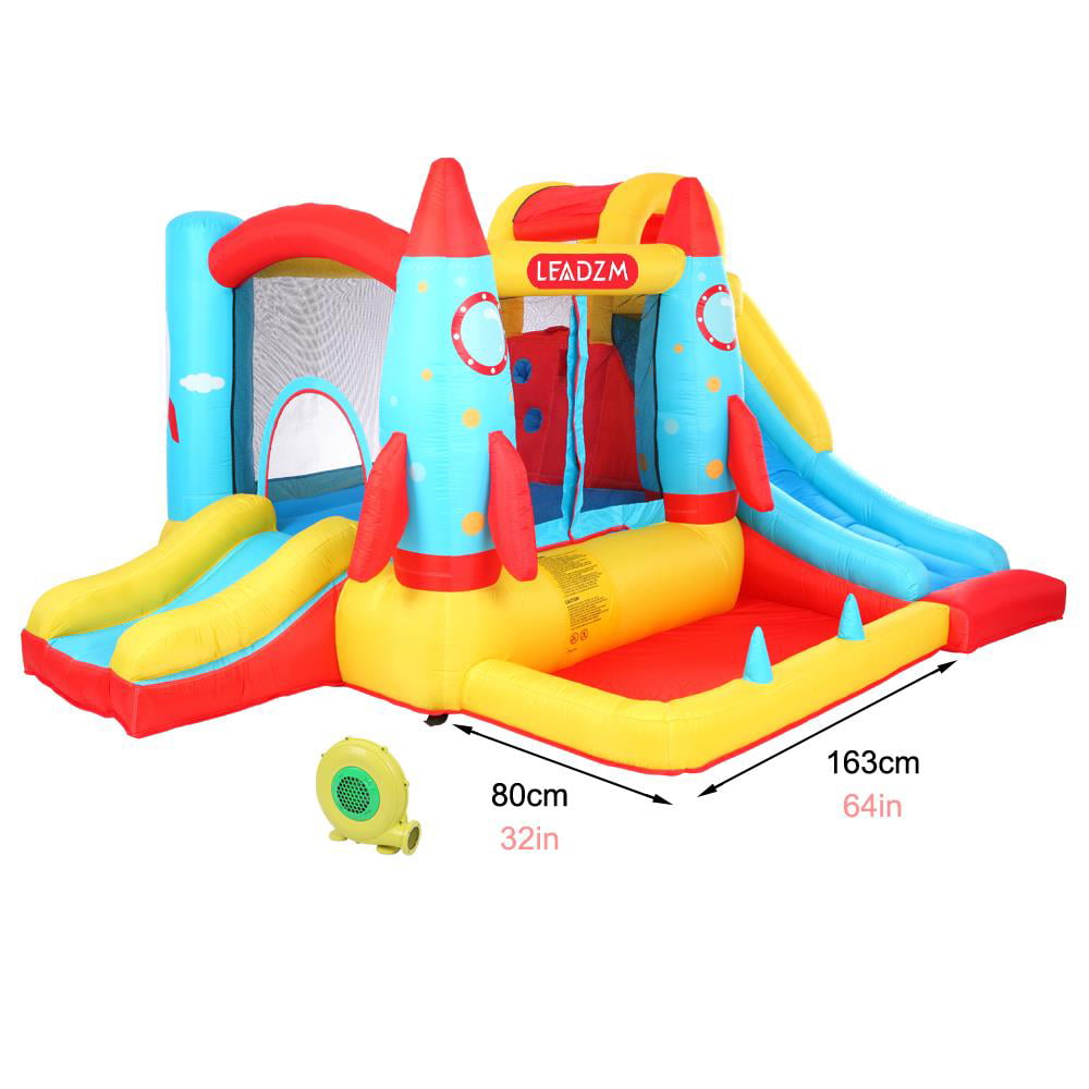 Ktaxon Toys Inflatable Bounce， Party Castle House with 450W Air Blower for 2-3 Kids