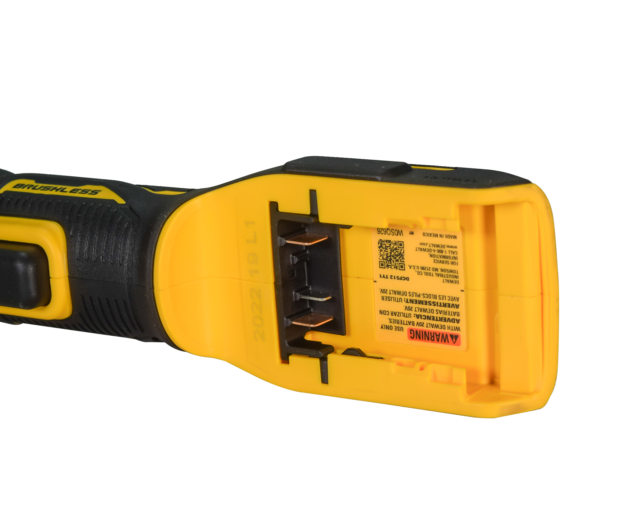 DW Atomic 20-Volt Max Cordless Drive， Black - Yellow， 250 Rpm Speed DCF512B