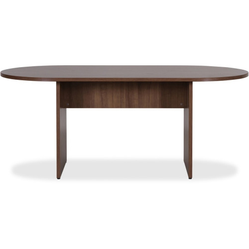 Lorell Essentials Walnut Laminate Oval Conference Table (69988)