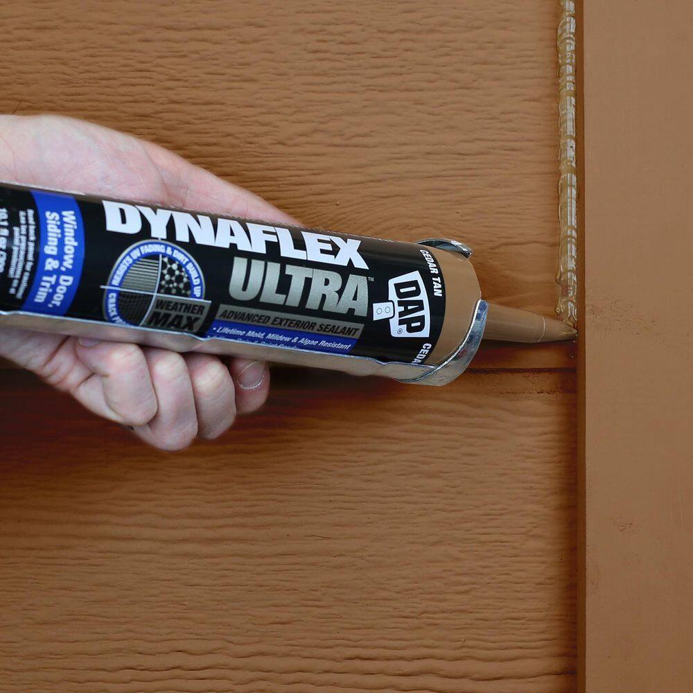 DAP Dynaflex Ultra 10.1 oz. Cedar Tan Advanced Exterior Window Door and Siding Sealant 18221