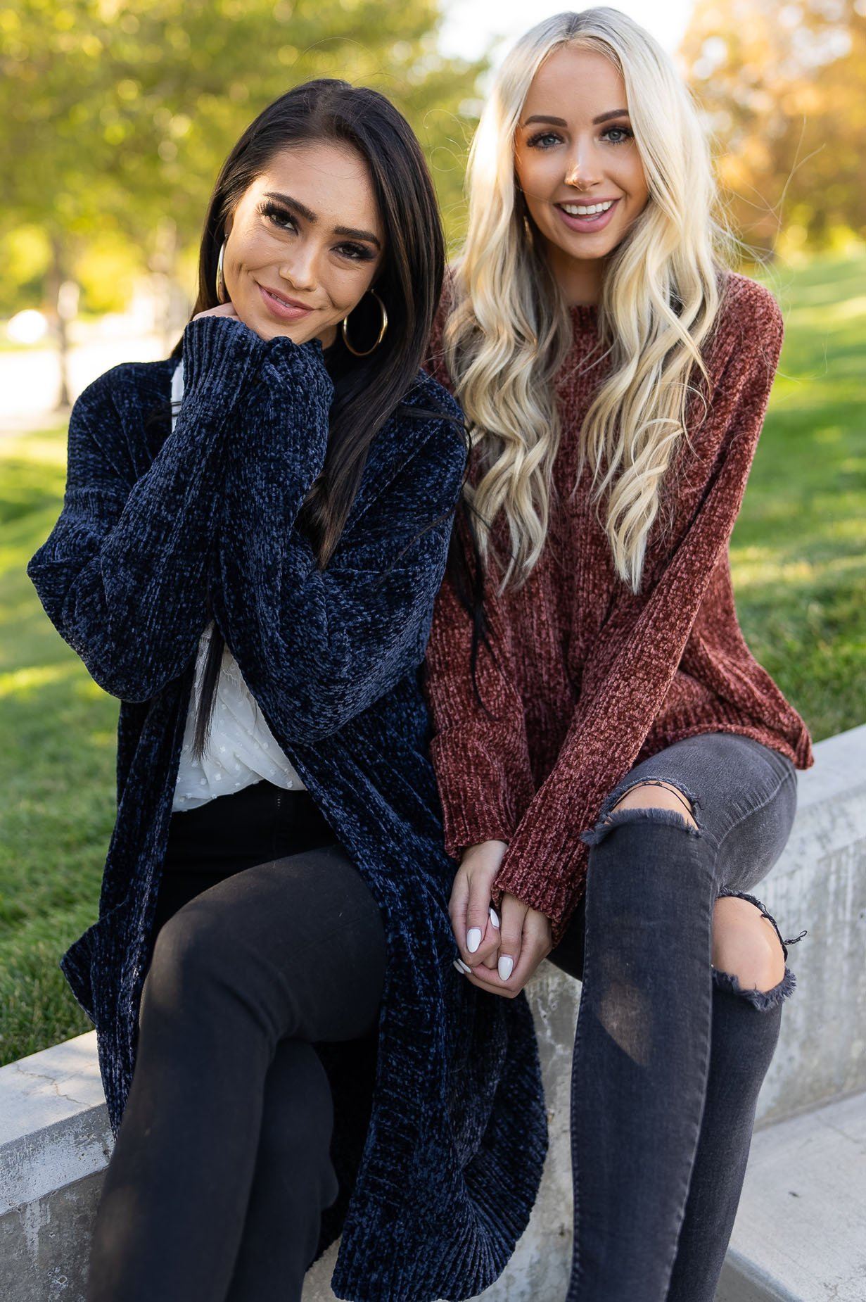 Fall Beauty Modest Chenille Sweater