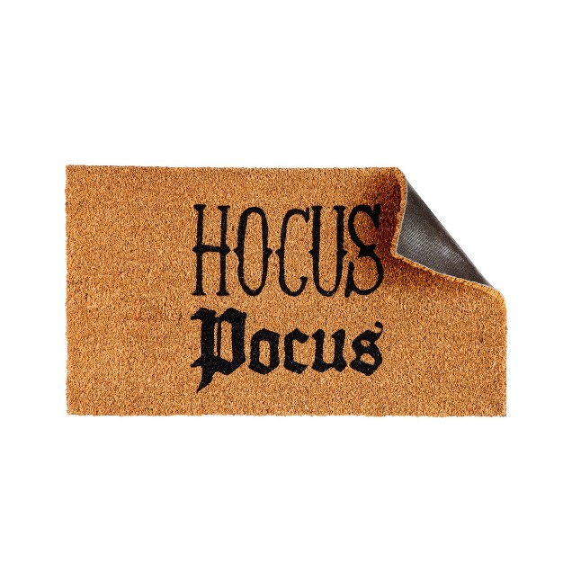 Evergreen 16 X 28 Halloween Greeting Coir Mat Hocus Pocus For Indoor And Outdoor Decor