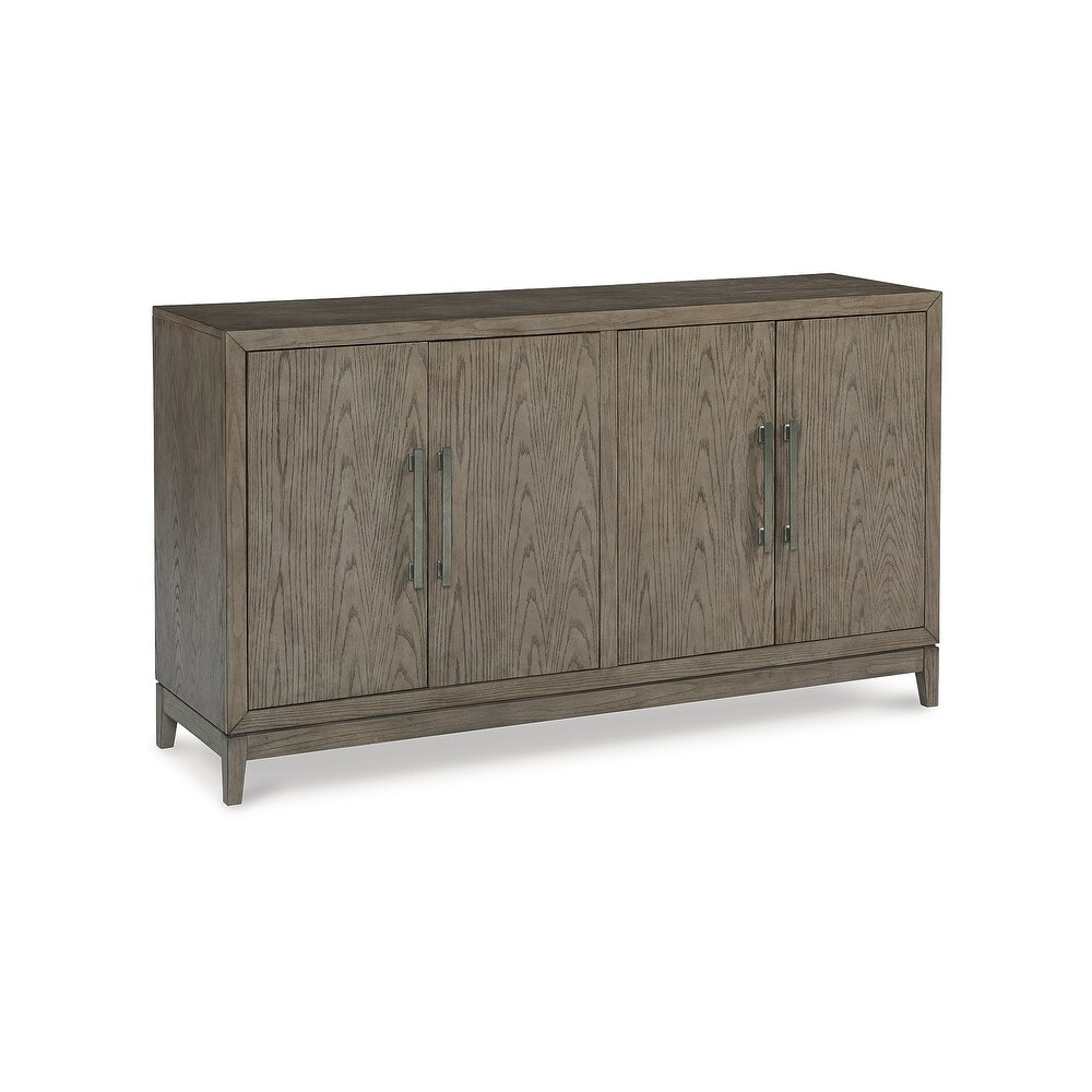 Signature Design by Ashley Chrestner Gray/Brown Dining Server   64\