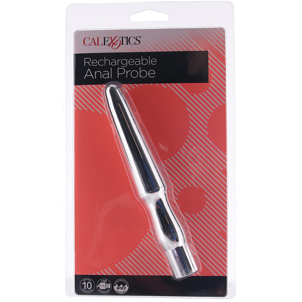 Rechargeable Anal Probe in Silver