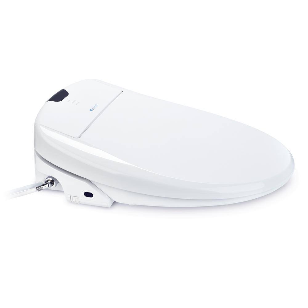 Brondell Swash 1200 Luxury Electric Bidet Seat for Round Toilet in White S1200-RW