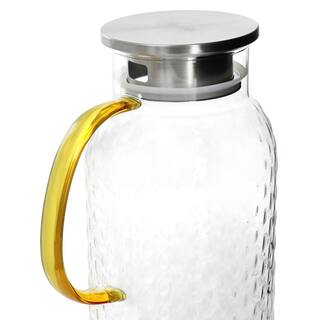 Mr. Coffee 62 fl. oz. Heat Resistant Borosilicate Glass Pitcher with Strainer Lid 985119442M