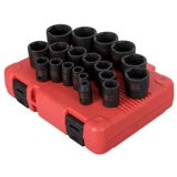 Sunex Tools 2640， 19 Piece 1/2 Drive SAE Impact Socket Set