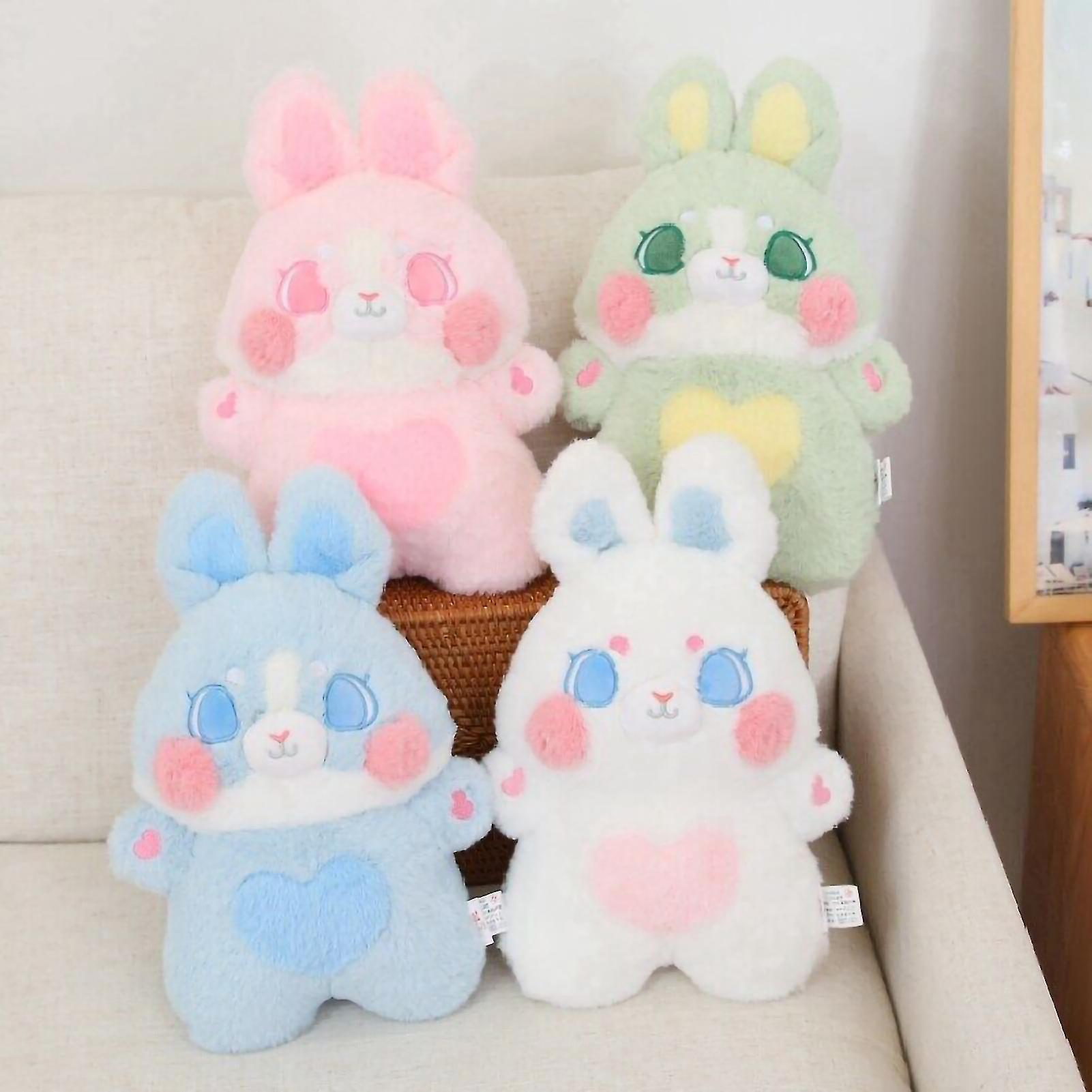 35cm Rabbit Plush Toy Filled Fully Sleep Companion Appease Toy Lovely Plushies Ornament Fluffy Stuffed Animal Plush Cartoon Doll Toy Girl Toy