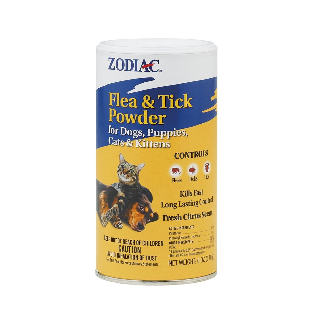 Zodiac Flea  Tick Powder For Dogs  Cats