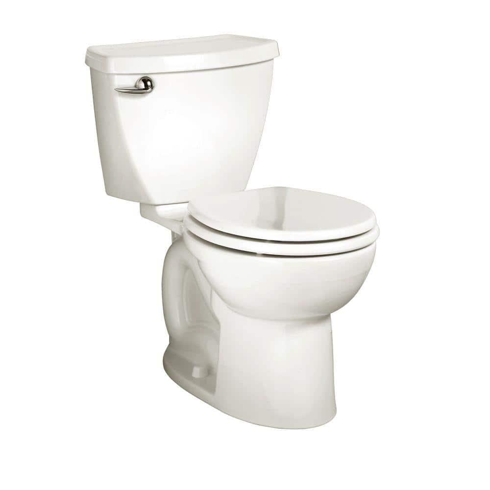 American Standard Cadet 3 Powerwash 10 in Roughin 2Piece 16 GPF Single Flush Round Toilet in White Seat Not Included