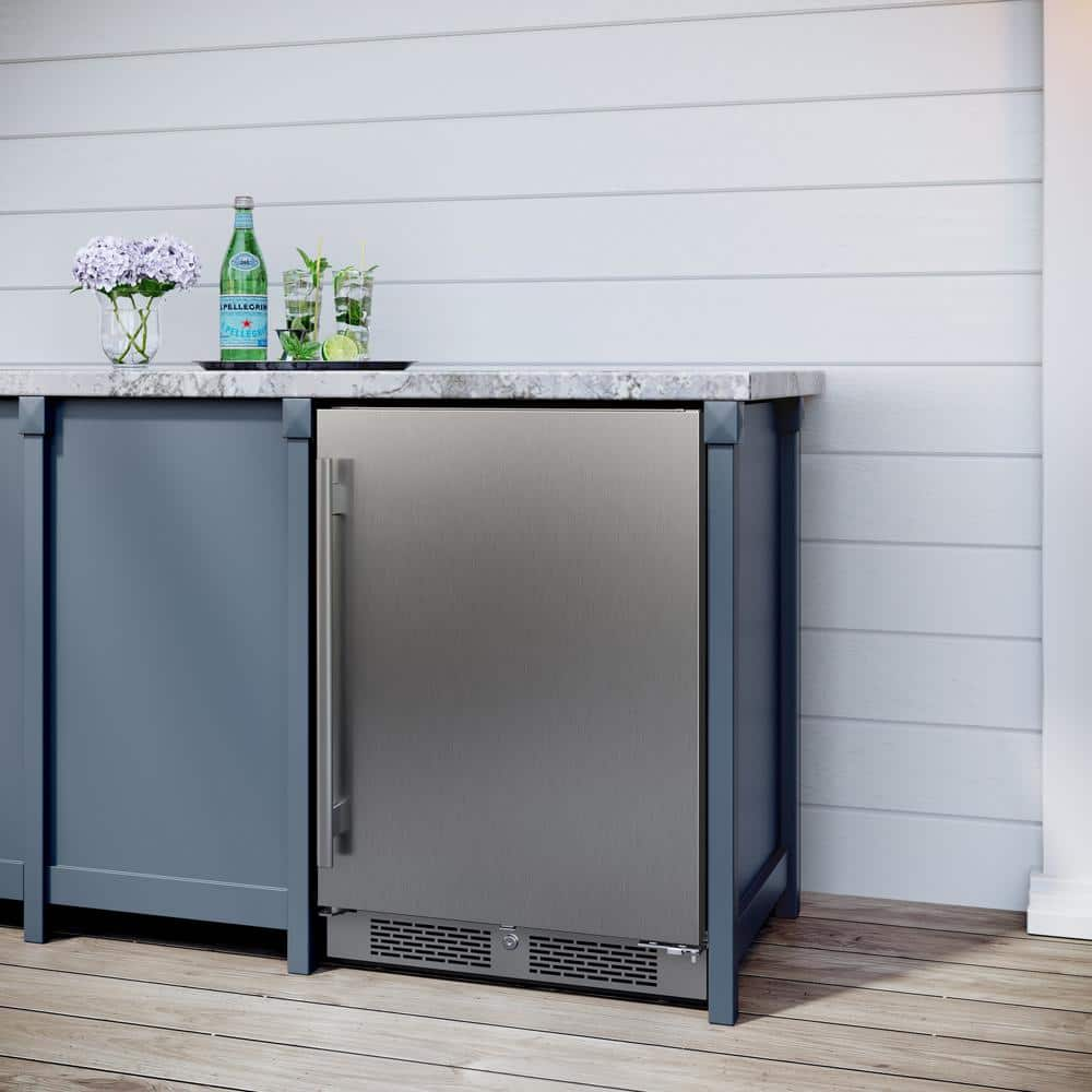 Avallon 24 in. Stainless Steel Built-In Outdoor Beverage Center AFR242SSODRH