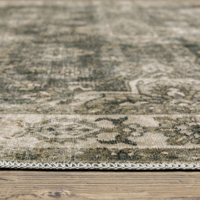 StyleHaven Marissa Washable Vintage Ornate Area Rug