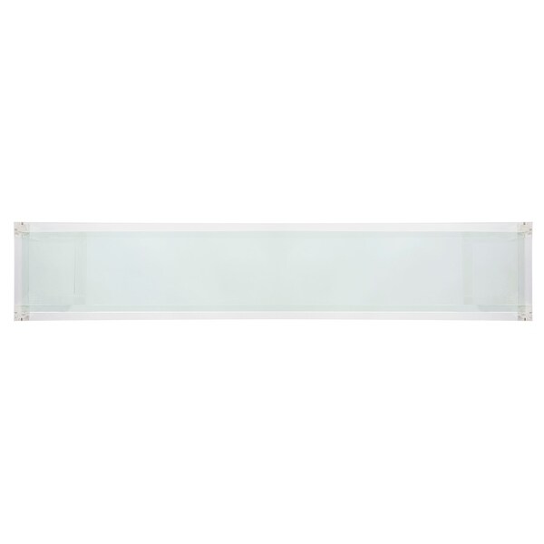 SAFAVIEH Couture Benji Acrylic Console Table - Clear - 52 in. W x 10 in. D x 30 in. H