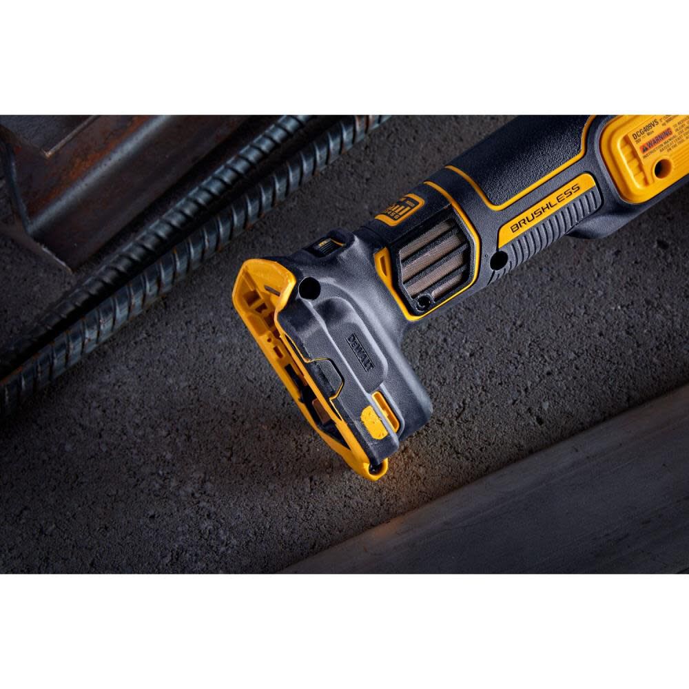 DEWALT 4.5"-5" 20V MAX Grinder Variable Speed with FLEXVOLT ADVANTAGE Bare Tool DCG409VSB from DEWALT