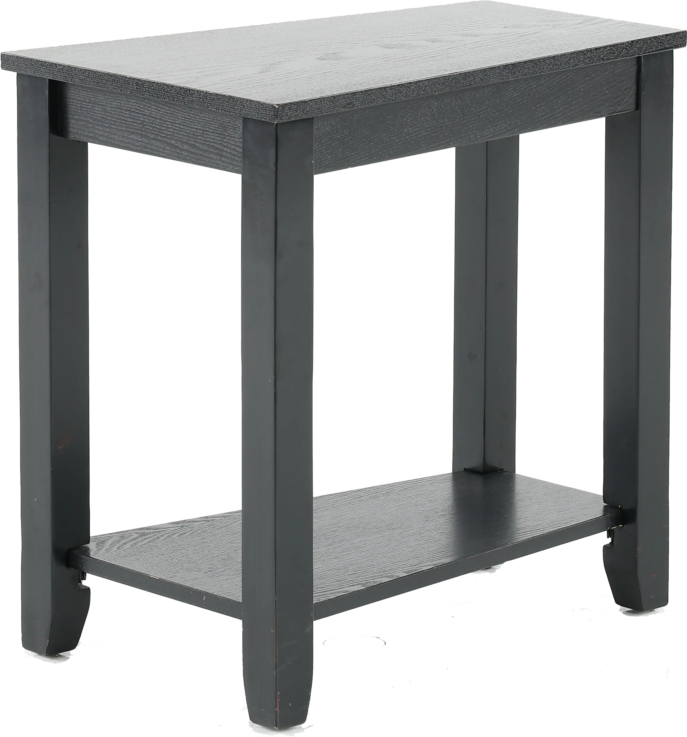 Wedge Black Side Table