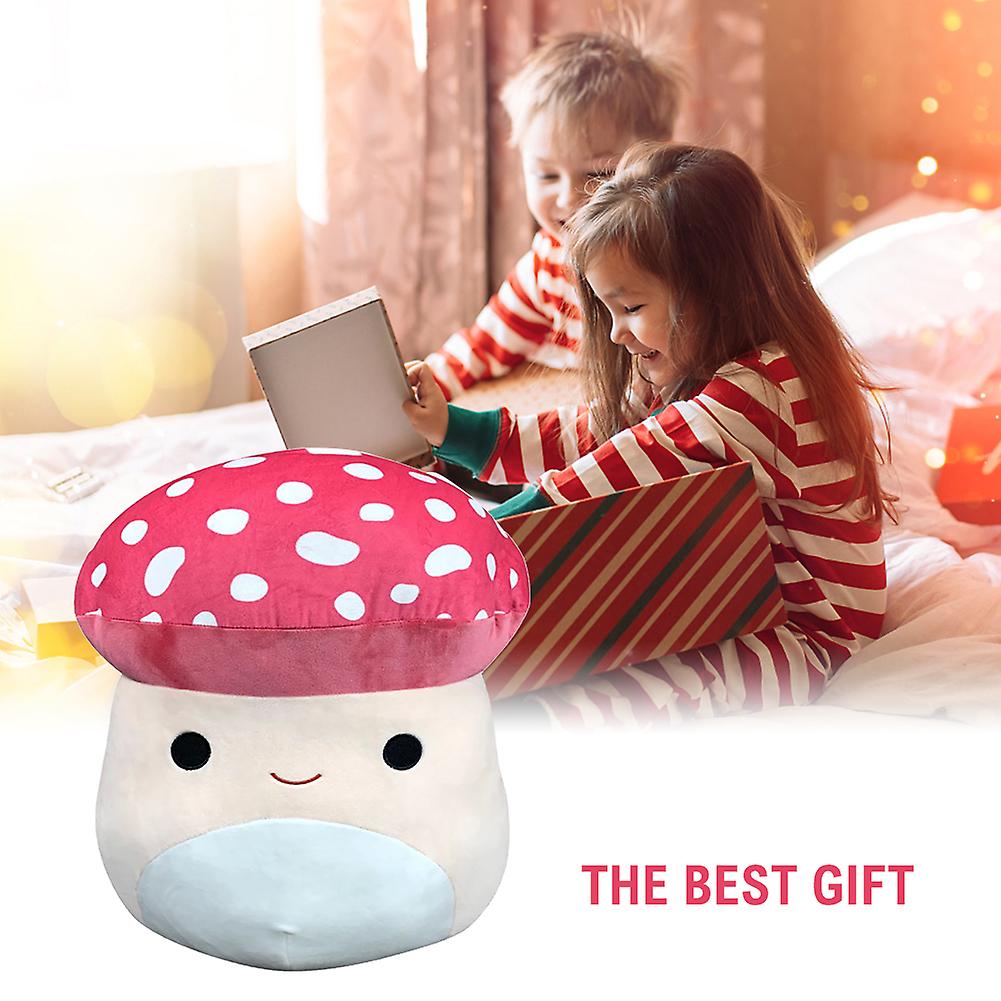 Mushroom Plush Toy Cute Soft Mushroom Pillow Plush Doll Children Girl Birthday Christmas Gift Pink