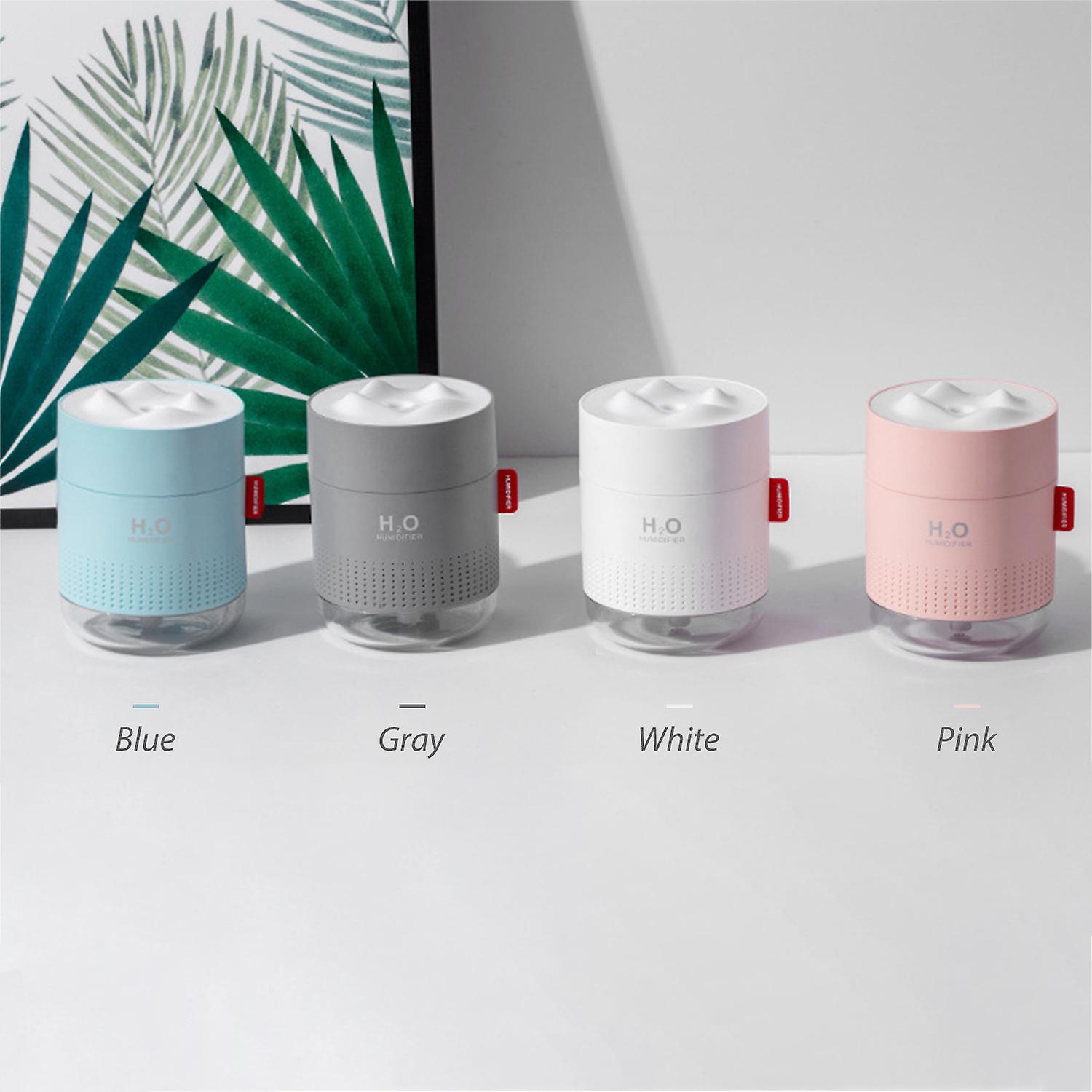 500ml Usb Mist Humidifier Diffuser With Night Light Portable Quiet Humidifier Essential Oil Diffuser Cool Auto-off Desktop Humidifier For Home Travel