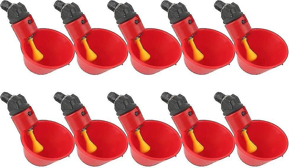 Chicken Drinker， 10 Pcs Automatic For Chicken Coop Automatic Water Dispensers For Chicken