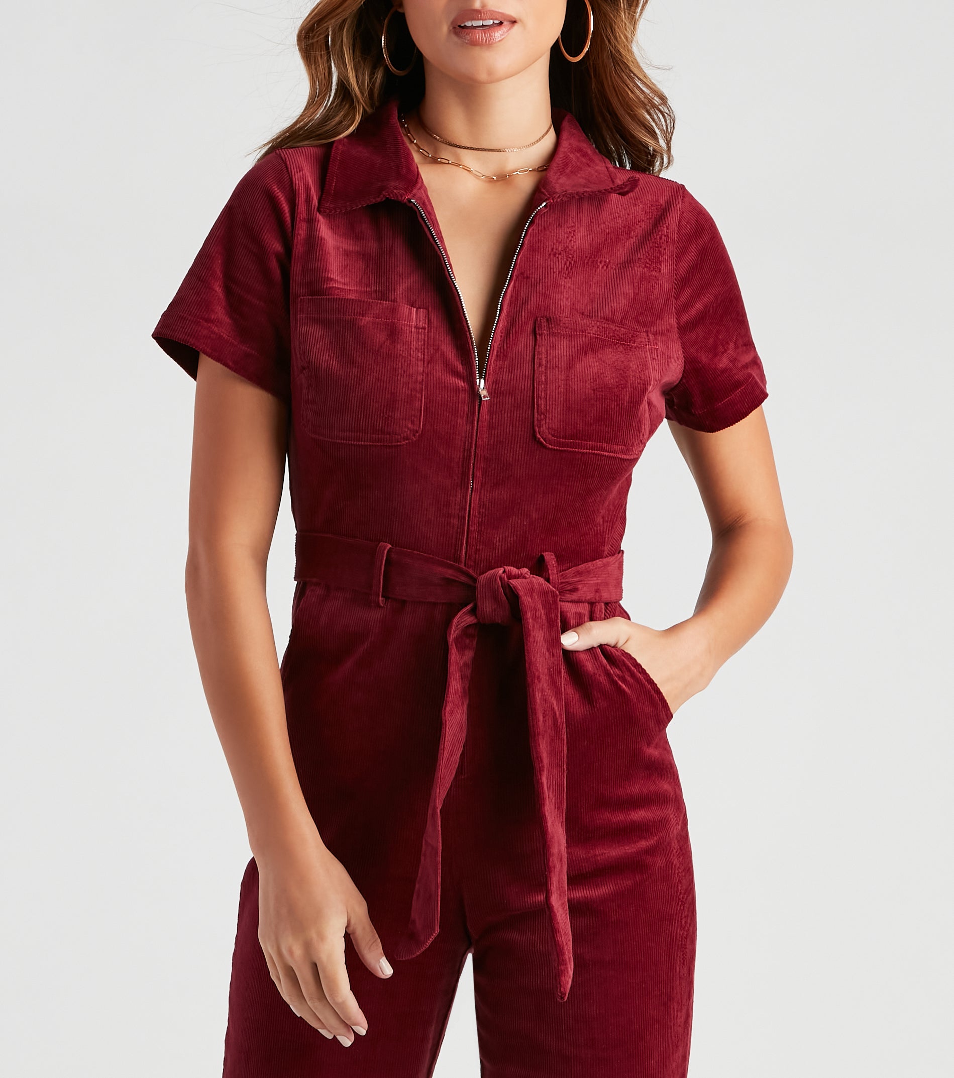 Sincerely Love Corduroy Jumpsuit