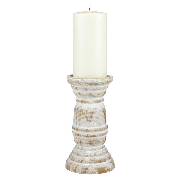 Stonebriar Beach House Pillar Candle Holder Ckk Home Decor