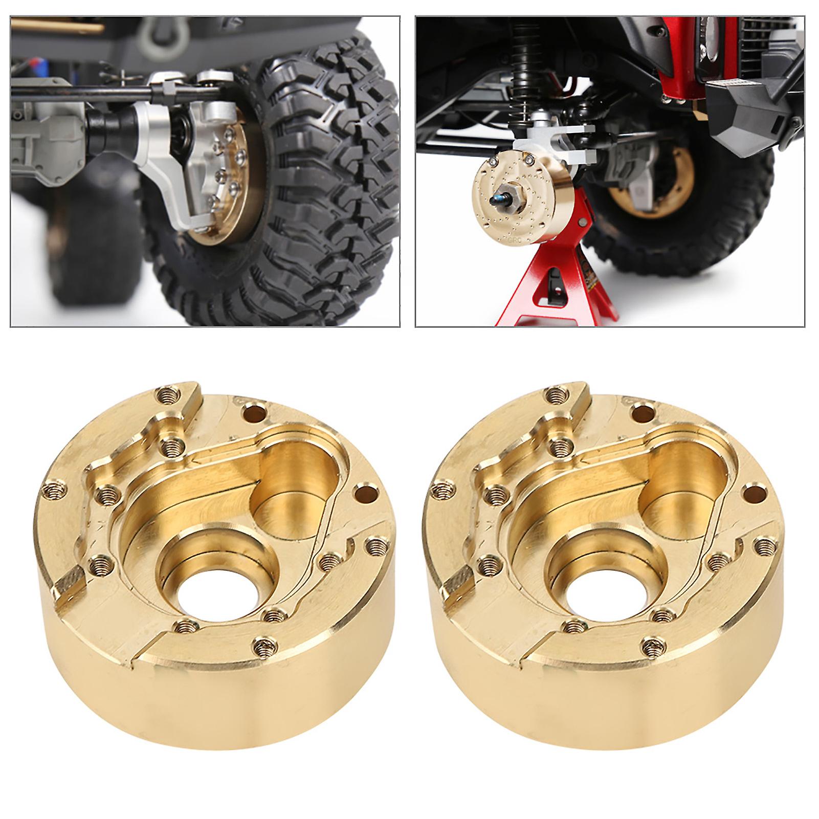 Rc Brass Wheel Hub Counterweight Balance Weight Blocks Fit For Traxxas Trx-4