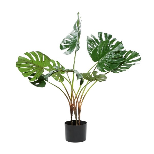 Green Artificial Banana Leaf Plant Foliage