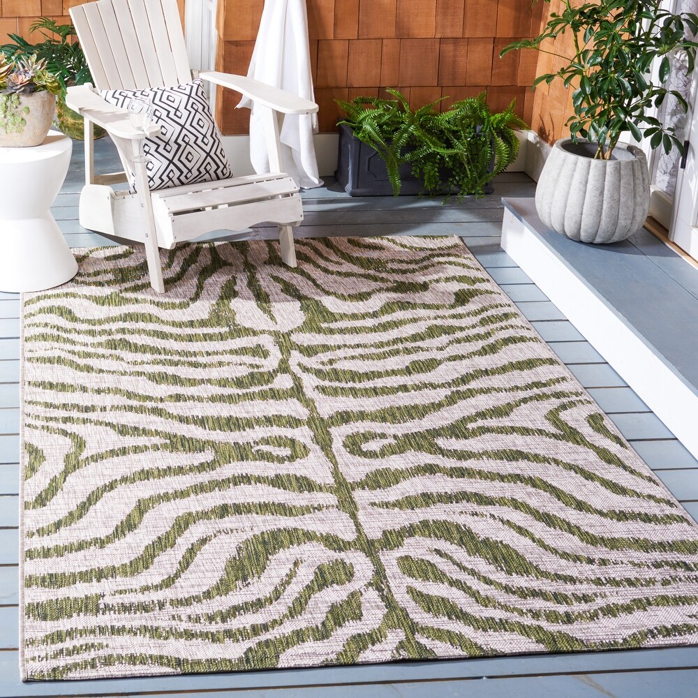 SAFAVIEH Courtyard Ottaviana Indoor/ Outdoor Waterproof Patio Backyard Rug