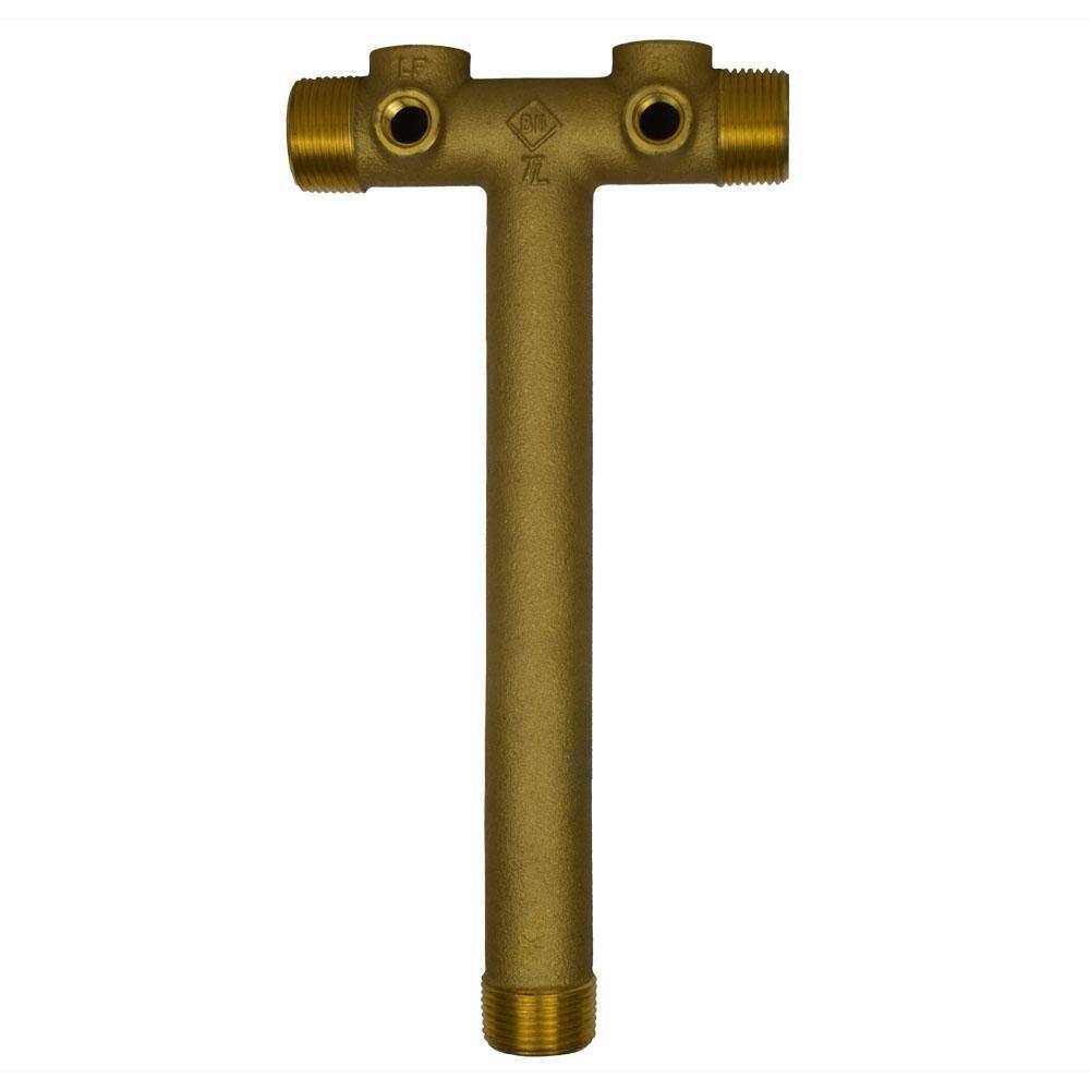 Everbilt 10 in. Brass Tank Tee EBTC10NL