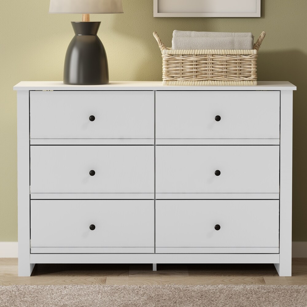 GALANO Genoa 6 Drawer Dresser 31.5 in. x 46.5 in. x 16.5 in.