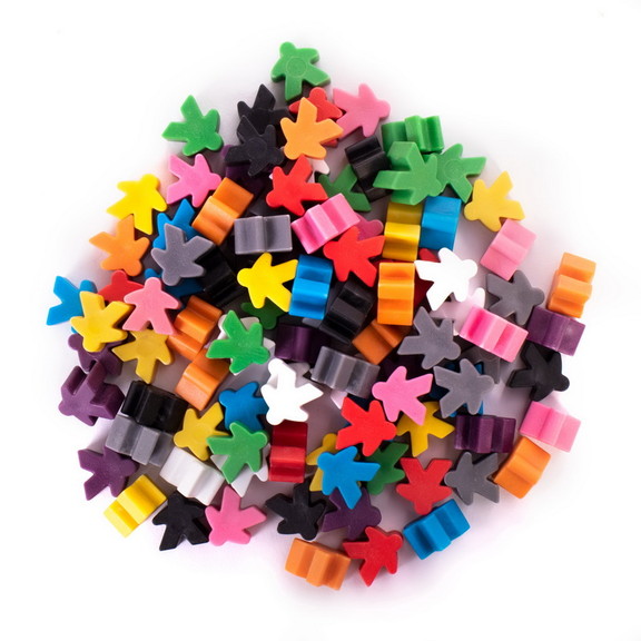 Brybelly Plastic Meeples  100 pack