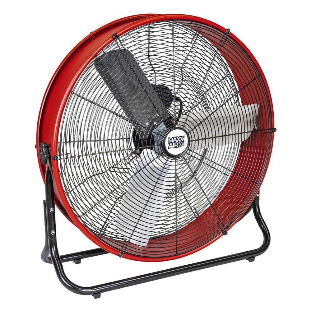 Maxx Air 24 in 3Speed Narrow Profile Tilting Direct Drive Drum Fan