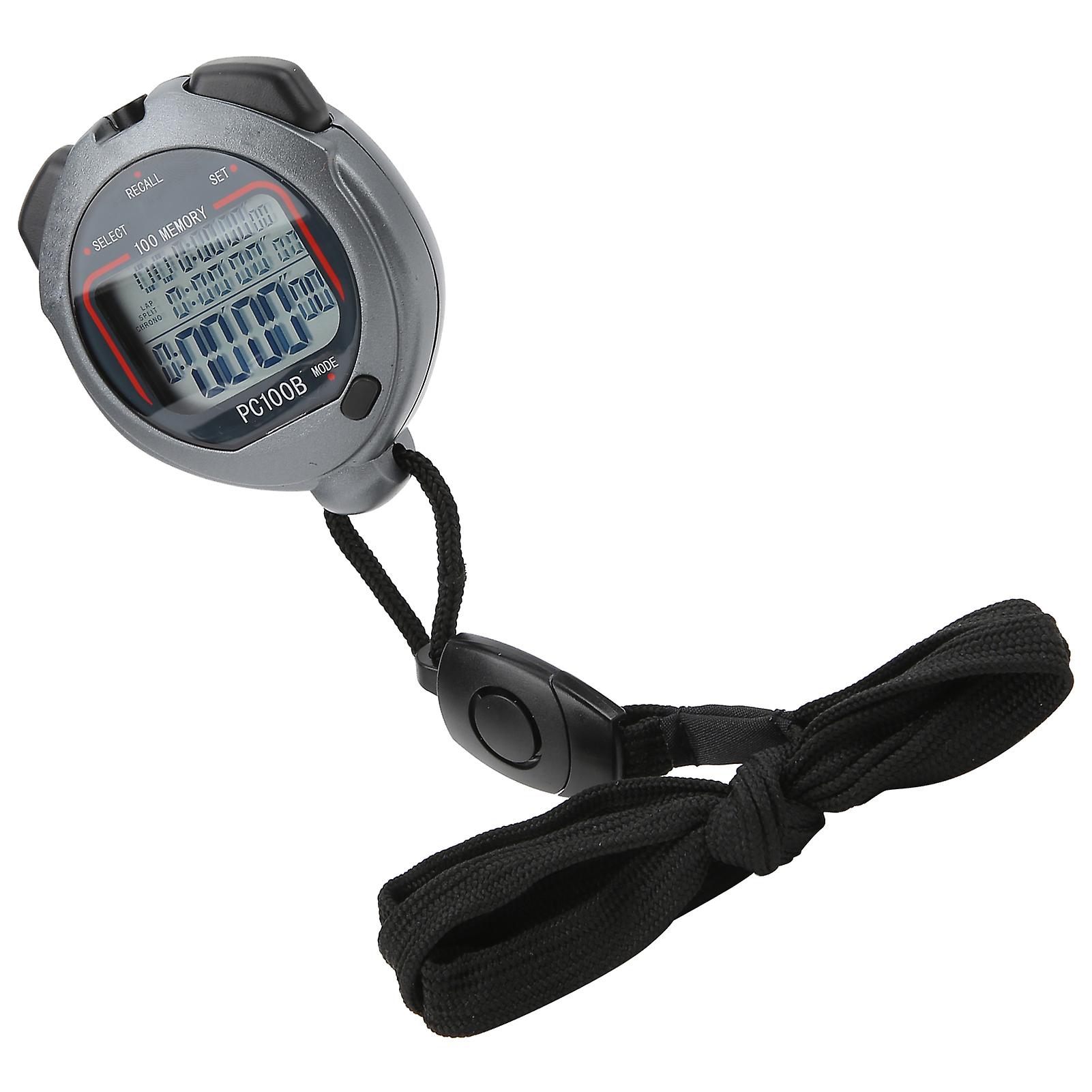 Pc100b Digital Sport Stopwatch Timer Handheld Chronograph Digital Stopwatch For Running