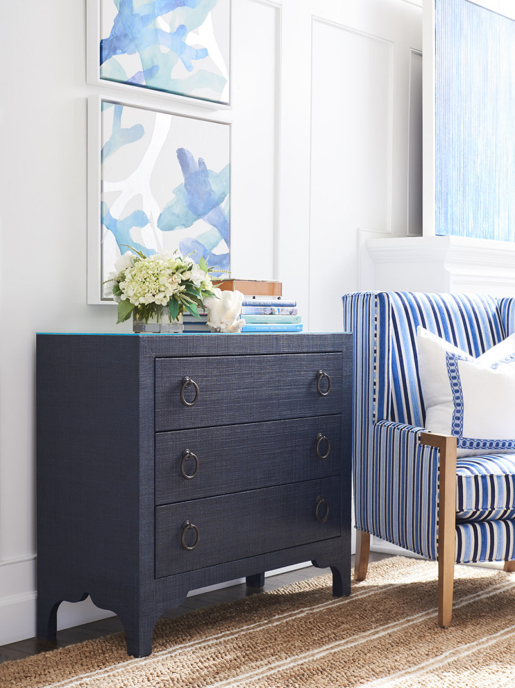 Balboa Island Raffia Hall Chest   Transitional   Accent Chests And Cabinets   by HedgeApple  Houzz