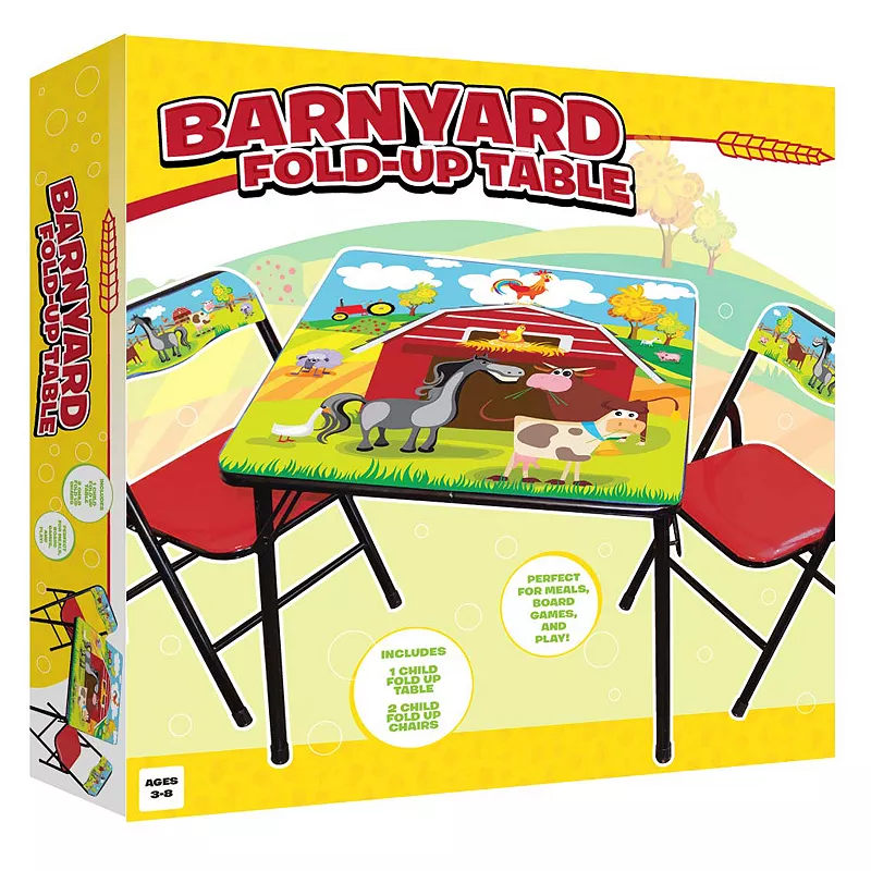 Barnyard Folding Table and Chairs