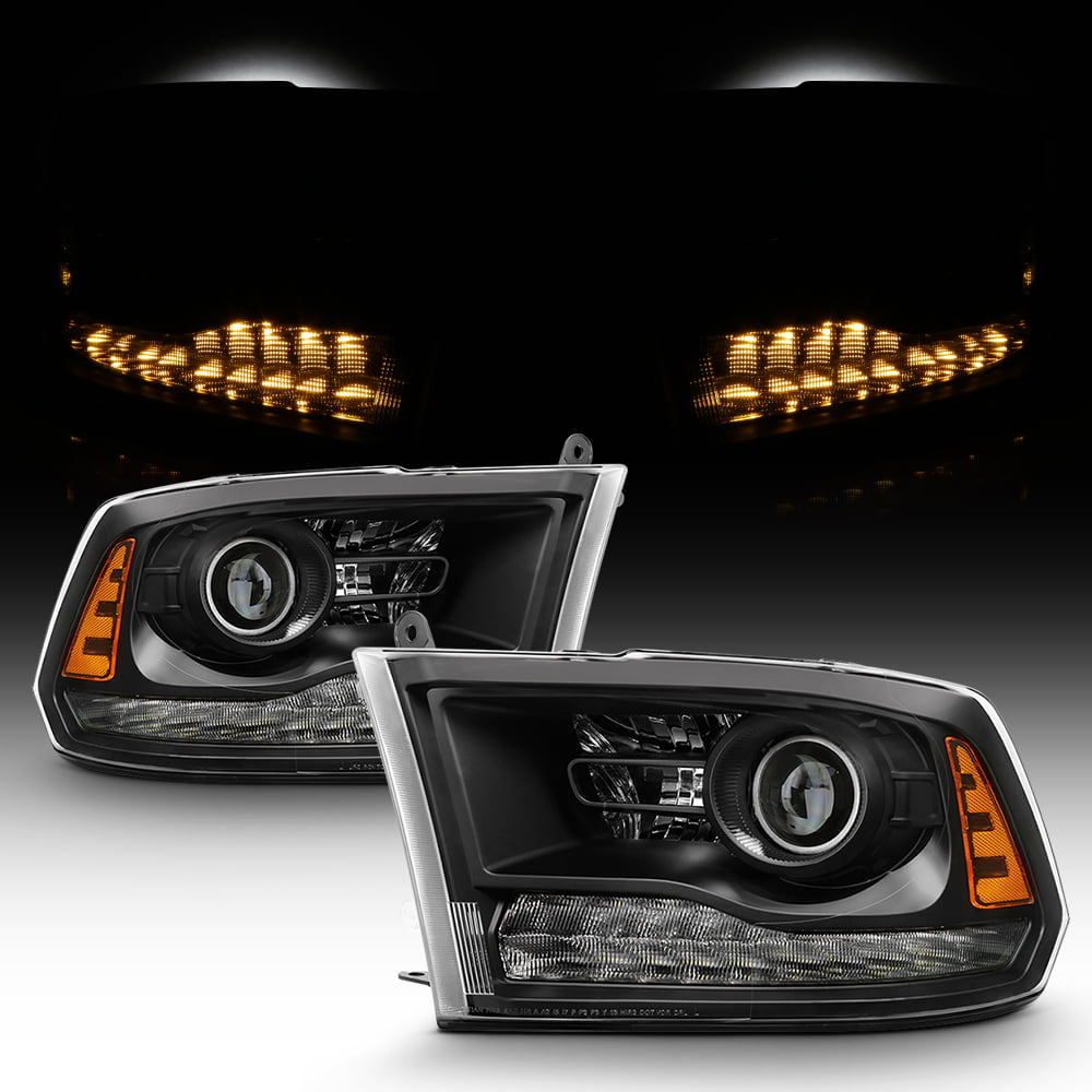 2013-2018 Dodge Ram 1500/2500/3500 Headlights ( Factory Projector Style Only )