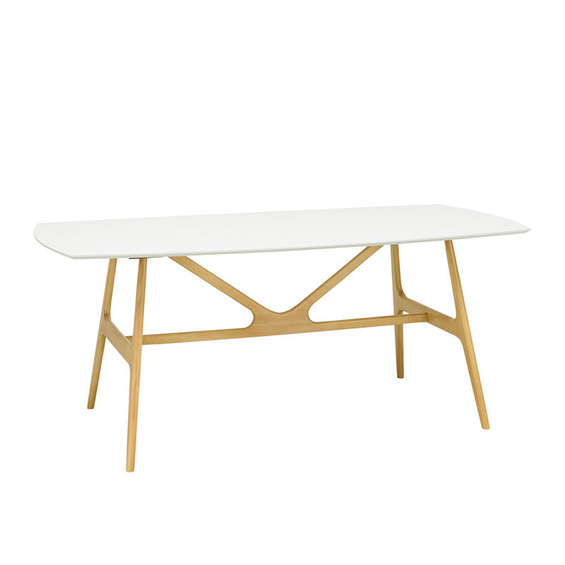 FILA Dining Table 1.8M - Natural & White