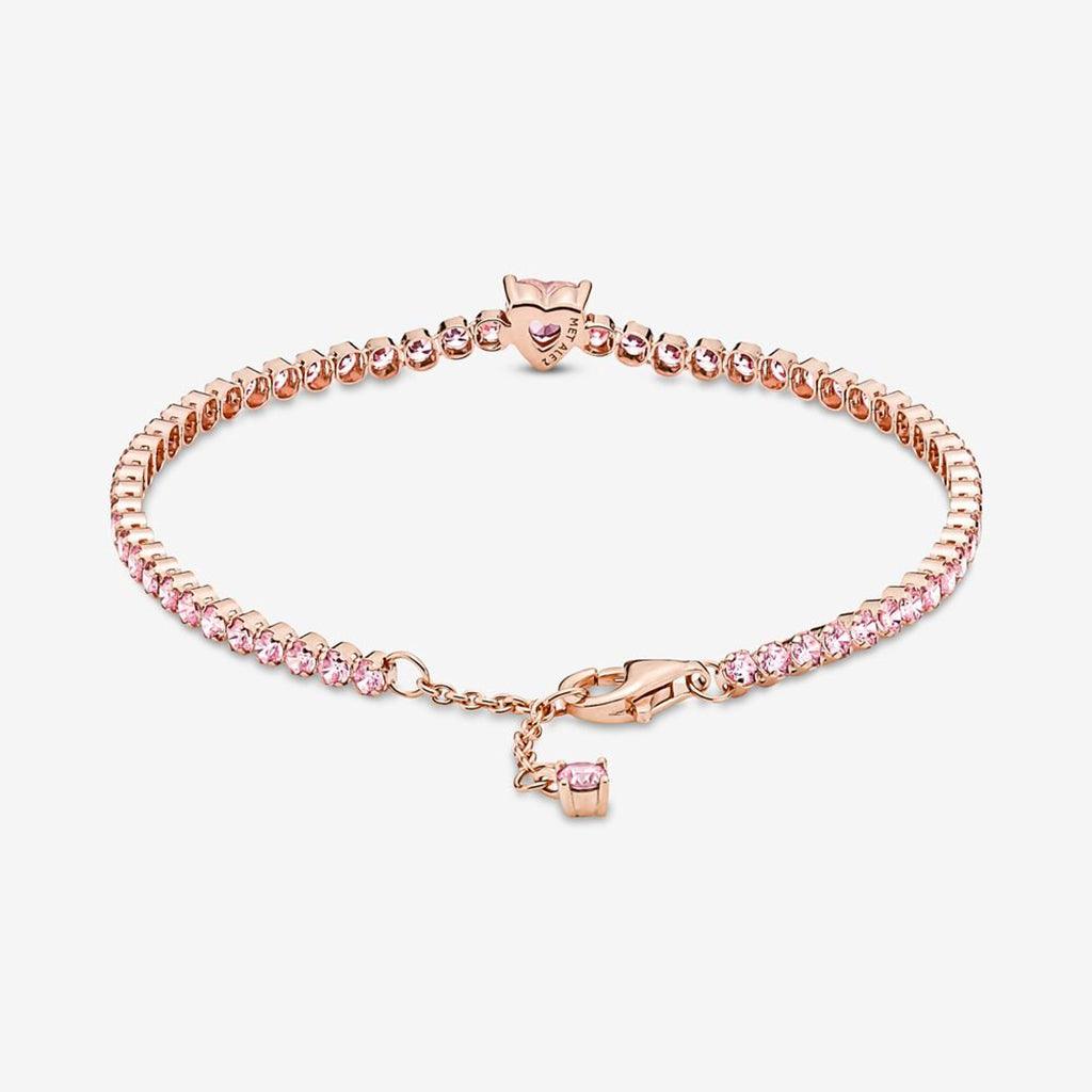 PANDORA  Sparkling Heart Tennis Bracelet