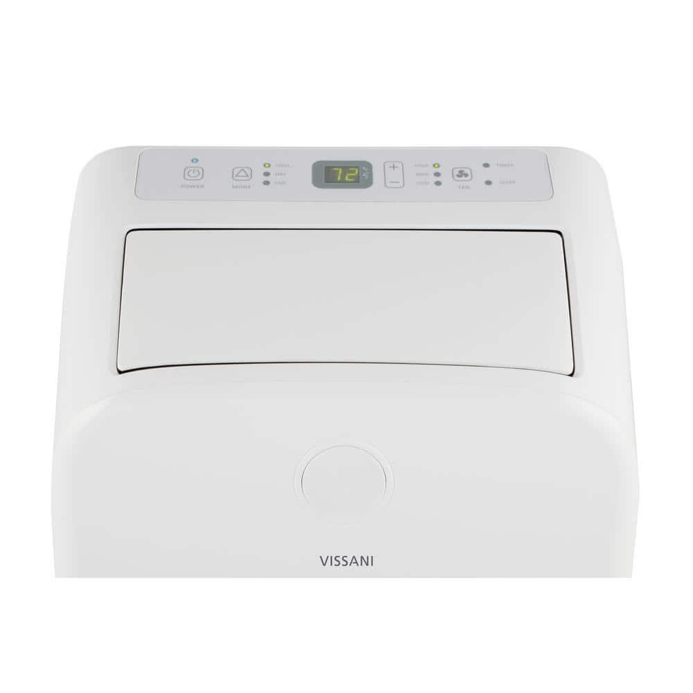 Vissani 8000 BTU Portable Air Conditioner in White