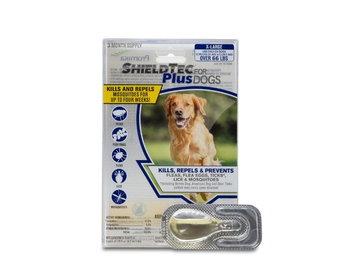 ShieldTec Plus Flea and Tick Treatment for Dogs (66 lbs and up) 3 pk. - 511166